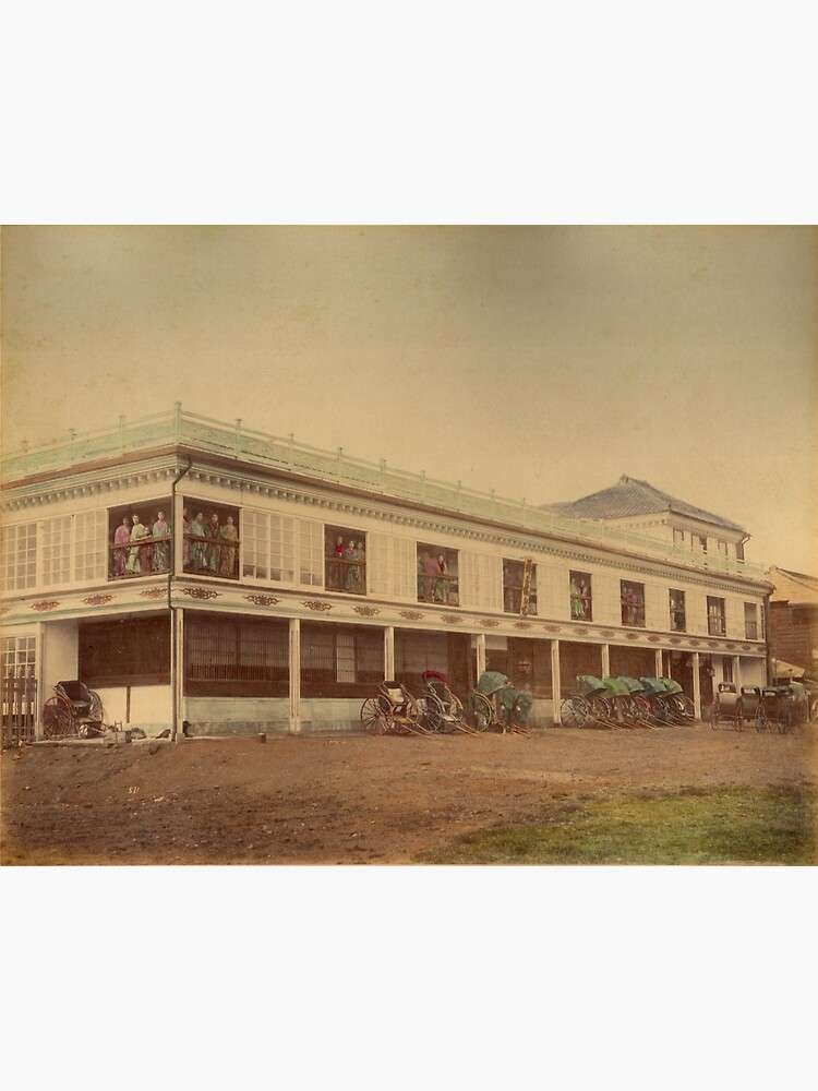 Jinpuro Brothel, Yokohama, Japan, 1890s by Fletchsan