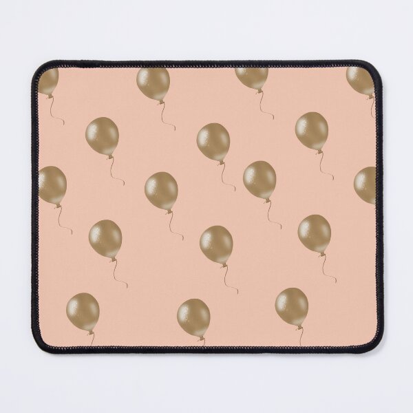Item preview, gold balloon pattern on pink background designed and sold by Madomuay.