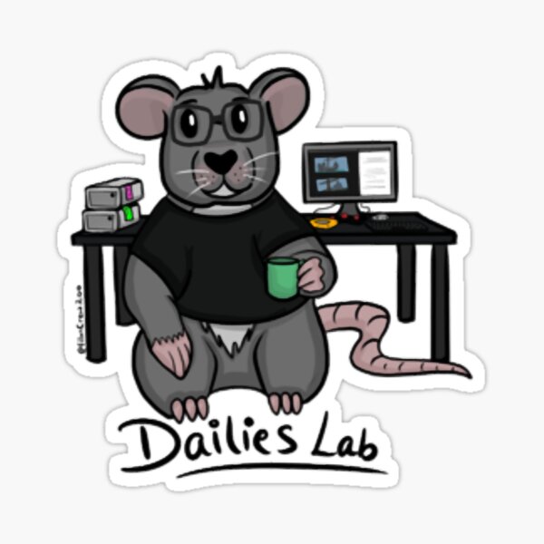 Lab Ratz Experiment 2 - Cartoon Rat - Sticker