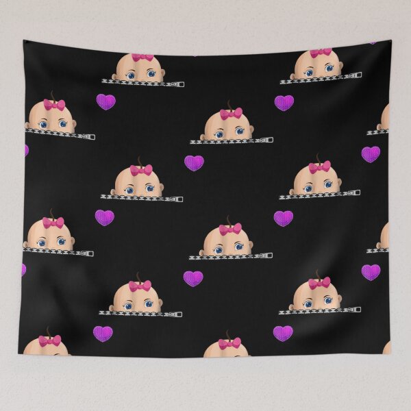 Item preview, Cute Women_s Caucasian Peeking Baby Gift designed and sold by baldera-sherida.
