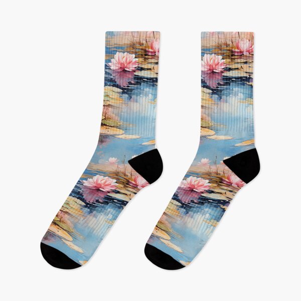 Item preview, Monet Style Water Lilies 7 designed and sold by DigitalPatternx.