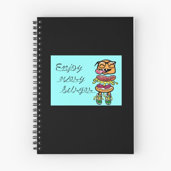 Item preview, Enjoy every burger (baby blue) designed and sold by baldera-sherida.
