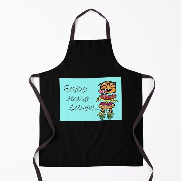 Item preview, Enjoy every burger (baby blue) designed and sold by baldera-sherida.