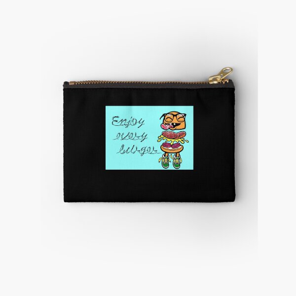 Item preview, Enjoy every burger (baby blue) designed and sold by baldera-sherida.