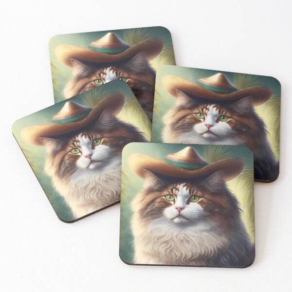 Item preview, Cat Wearing a Sombrero designed and sold by ChillChic.