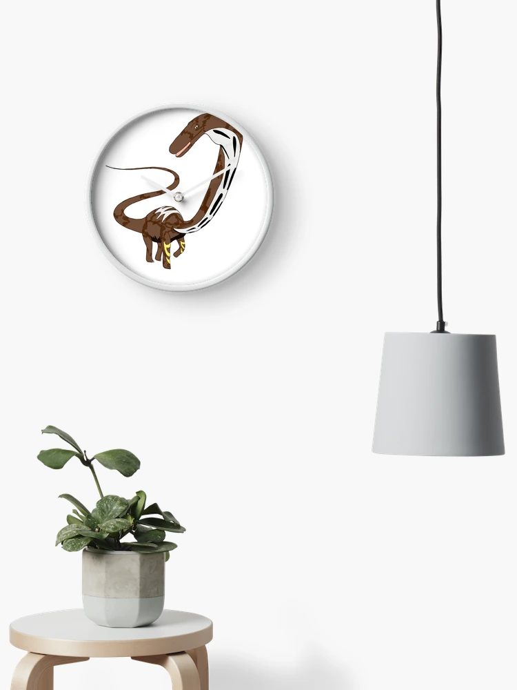 Thumbnail 2 of 4, Clock, Dynamic Diplodocus designed and sold by FossilRecordGNS.