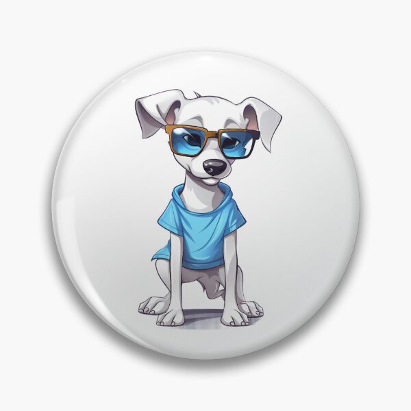 Item preview, Kawaii Canine Coolness: Whippet with Sunglasses designed and sold by aiartbay.