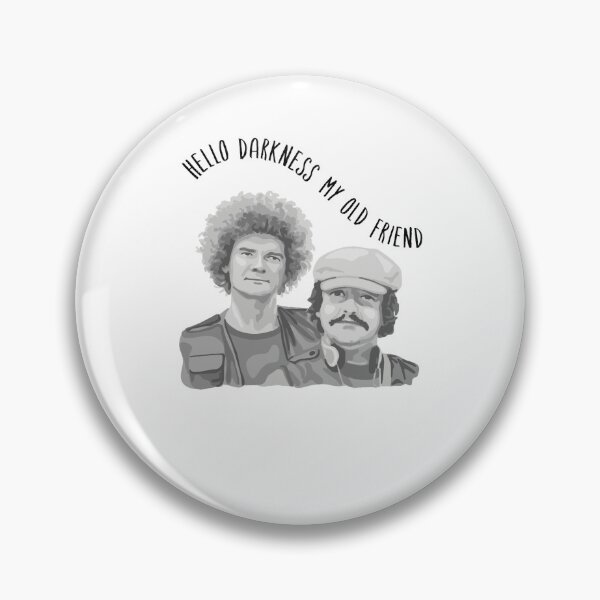 Item preview, Nemesis Detectorists - Hello Darkness My Old Friend designed and sold by ColemanDesignn.
