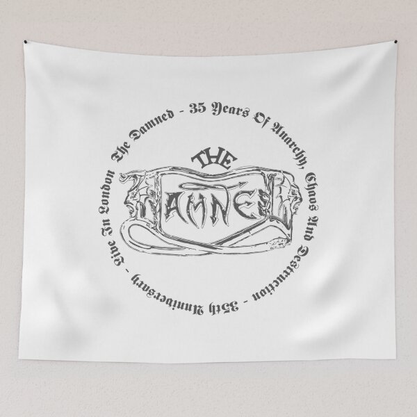 Item preview, The Damned 35 Years Of Anarchy Chaos And Destruction designed and sold by ChicArtJackh.