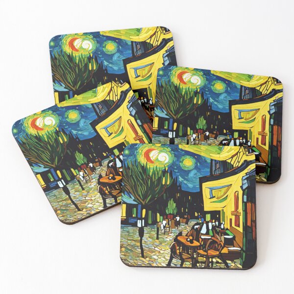 Item preview, Cafe and starry night designed and sold by richardwooten.