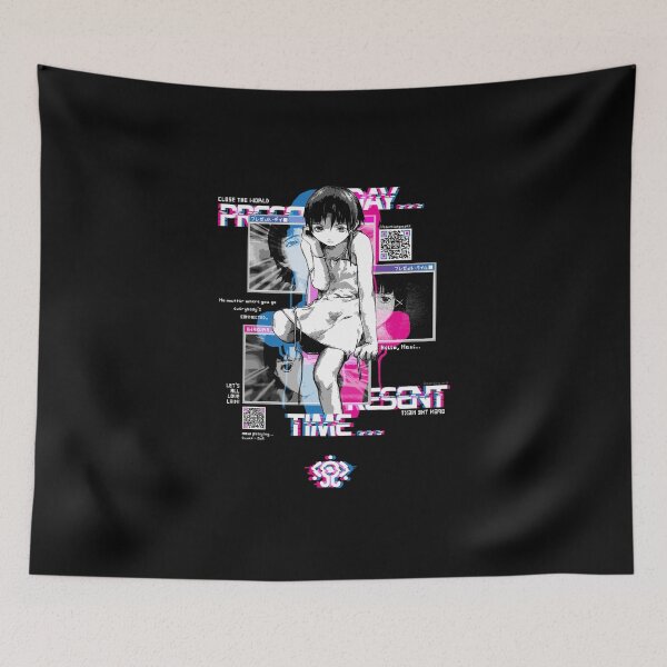 Item preview, Glitchart, Bear Suit Lain, Serial Experiments Lain, Lain designed and sold by byrneberridge.