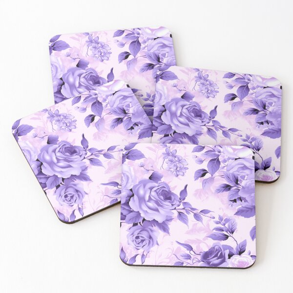 Item preview, pattern seamless water flower rose purple color , 4K high resolution designed and sold by sippapas.