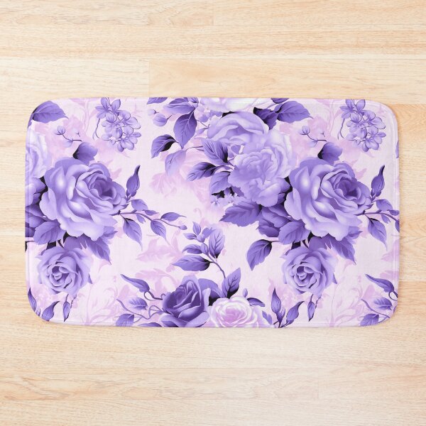 Item preview, pattern seamless water flower rose purple color , 4K high resolution designed and sold by sippapas.