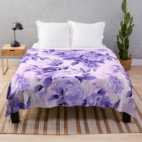 Item preview, pattern seamless water flower rose purple color , 4K high resolution designed and sold by sippapas.