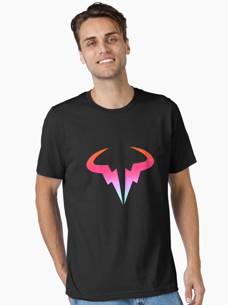 rafael nadal bull logo t shirt