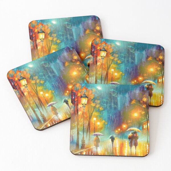 Item preview, Night Rain in the City designed and sold by Sanctum Icons.