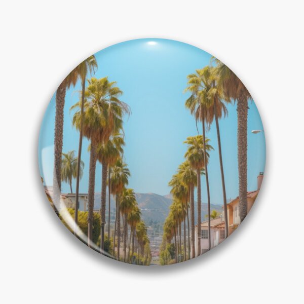 Item preview, street in los angeles lined with palm trees designed and sold by rnfgoods.