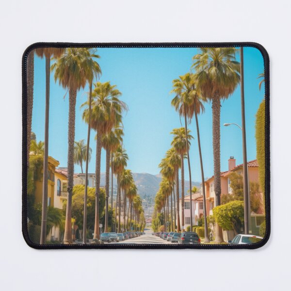 Item preview, street in los angeles lined with palm trees designed and sold by rnfgoods.