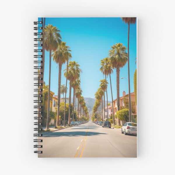 Item preview, street in los angeles lined with palm trees designed and sold by rnfgoods.