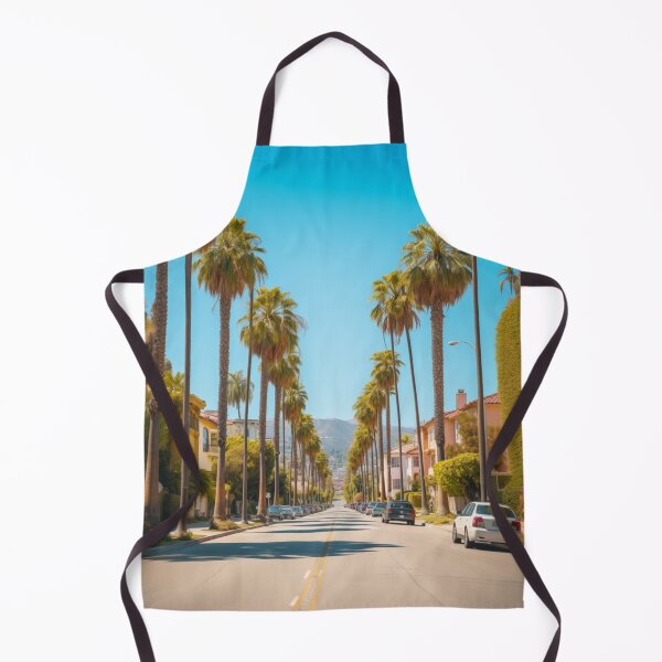 Item preview, street in los angeles lined with palm trees designed and sold by rnfgoods.