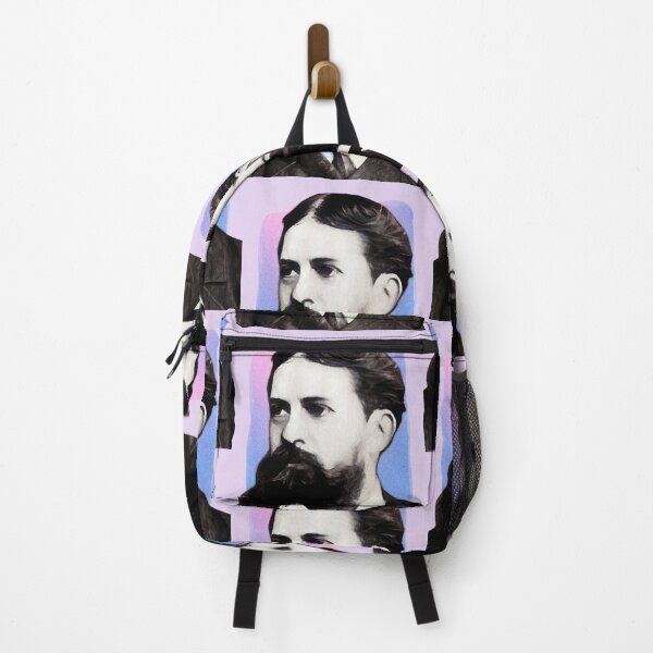 Item preview, American Scientist Charles Sanders Peirce - purple pink - illustration designed and sold by Litstoy.