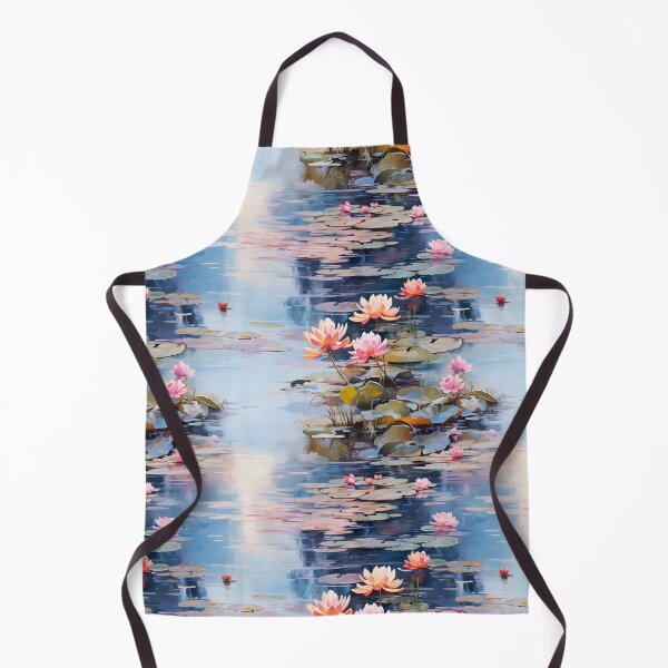 Artikelvorschau, Seerosen im Monet-Stil 9 entworfen und verkauft von DigitalPatternx.