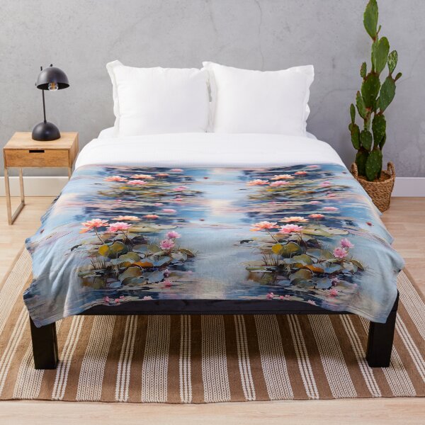 Item preview, Monet Style Water Lilies 9 designed and sold by DigitalPatternx.