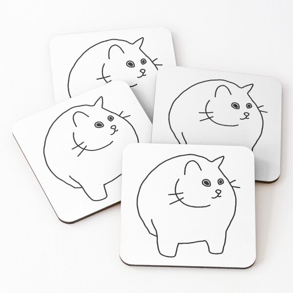Item preview, Chonky Cat PDF (poorly drawn felines) designed and sold by ClydeCustomsCo.
