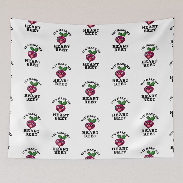 Item preview, You Make My Heart Beet Funny Veggie Puns  designed and sold by punnybone.