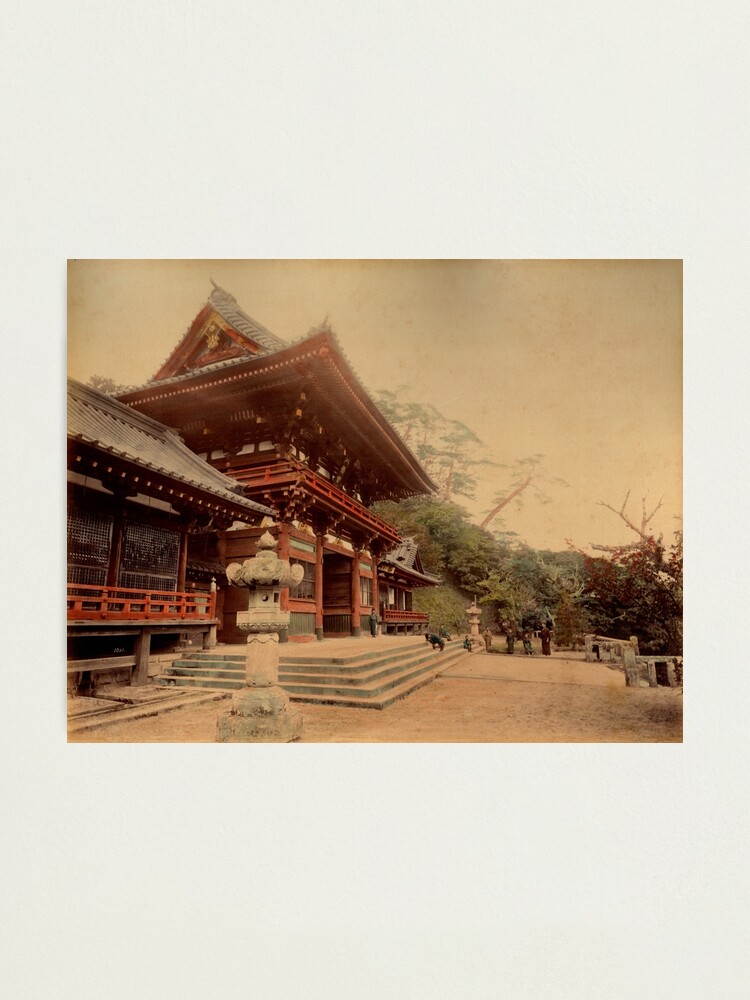Alternate view of Temple at Kamakura, Japan Photographic Print
