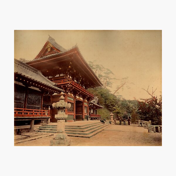 Temple at Kamakura, Japan Photographic Print
