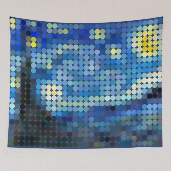 Item preview, Pixeldot Starry Night designed and sold by tchotchkekitsch.