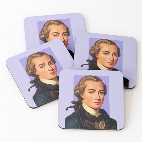 Item preview, German Philosopher Friedrich Heinrich Jacobi - purple - illustration  designed and sold by Litstoy.