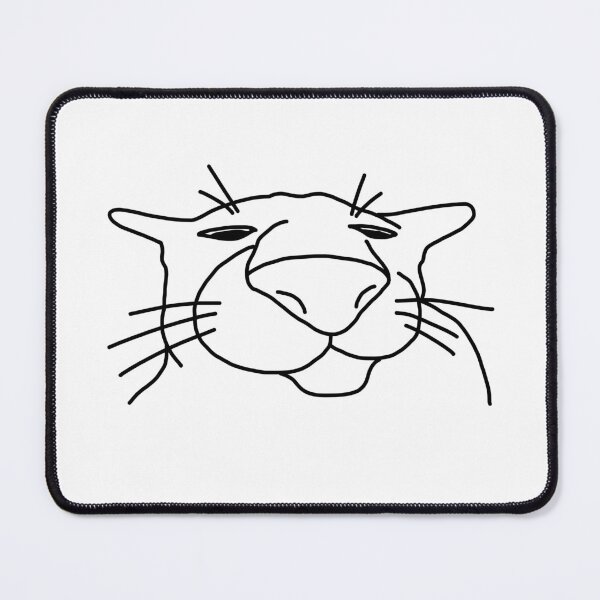 Item preview, Poker Face Cat PDF (poorly drawn felines) designed and sold by ClydeCustomsCo.