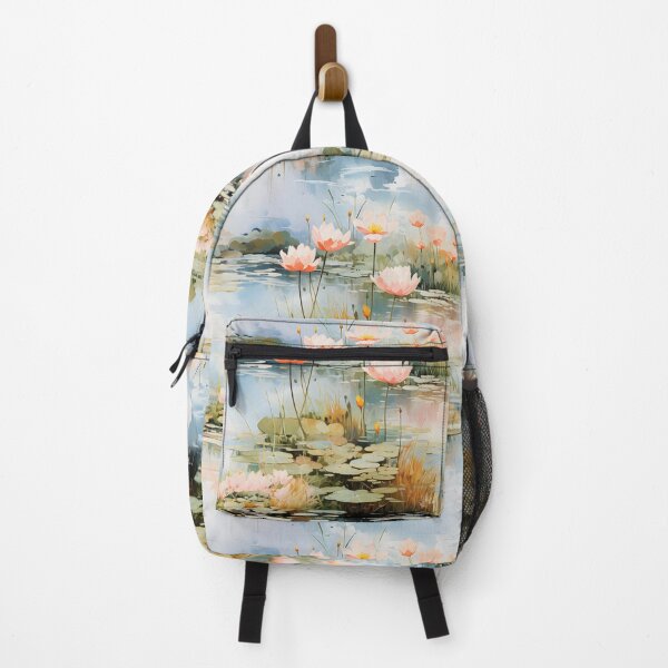 Artikelvorschau, Seerosen im Monet-Stil 11 entworfen und verkauft von DigitalPatternx.