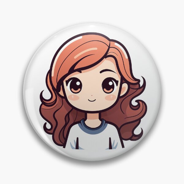 Item preview, Chocolicious Beauty - Brown-Haired Girl Illustration designed and sold by NatthyDesign.