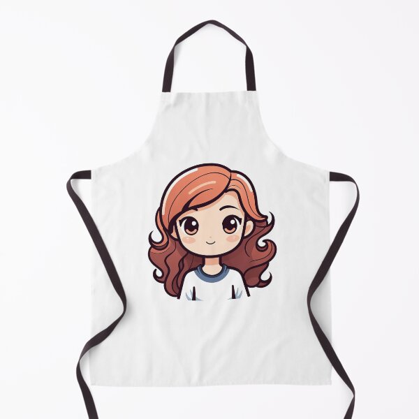 Item preview, Chocolicious Beauty - Brown-Haired Girl Illustration designed and sold by NatthyDesign.