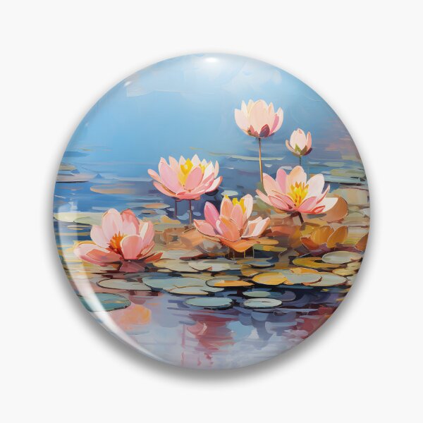 Item preview, Monet Style Water Lilies 12 designed and sold by DigitalPatternx.