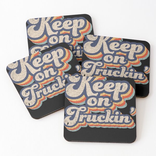 Item preview, Keep on truckin Retro Vintage designed and sold by KatrinaOkuneva.