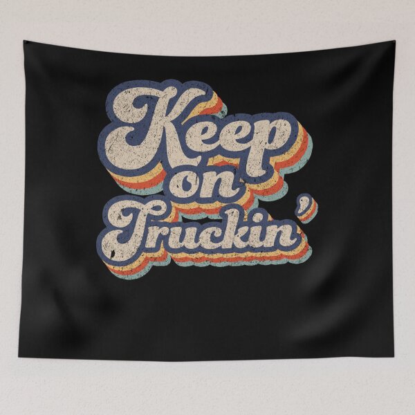 Item preview, Keep on truckin Retro Vintage designed and sold by KatrinaOkuneva.