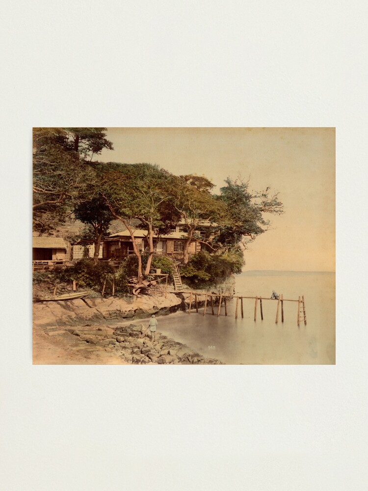 Alternate view of Honmoku bathing place, Japan Photographic Print