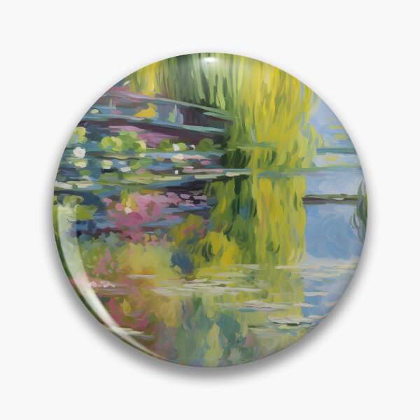 Item preview, Monet Style Water Lilies 13 designed and sold by DigitalPatternx.
