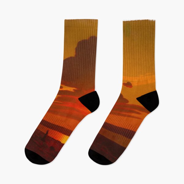 Item preview, The Red Sunset - Vintige Ukranian Artwork designed and sold by HistorySimple.
