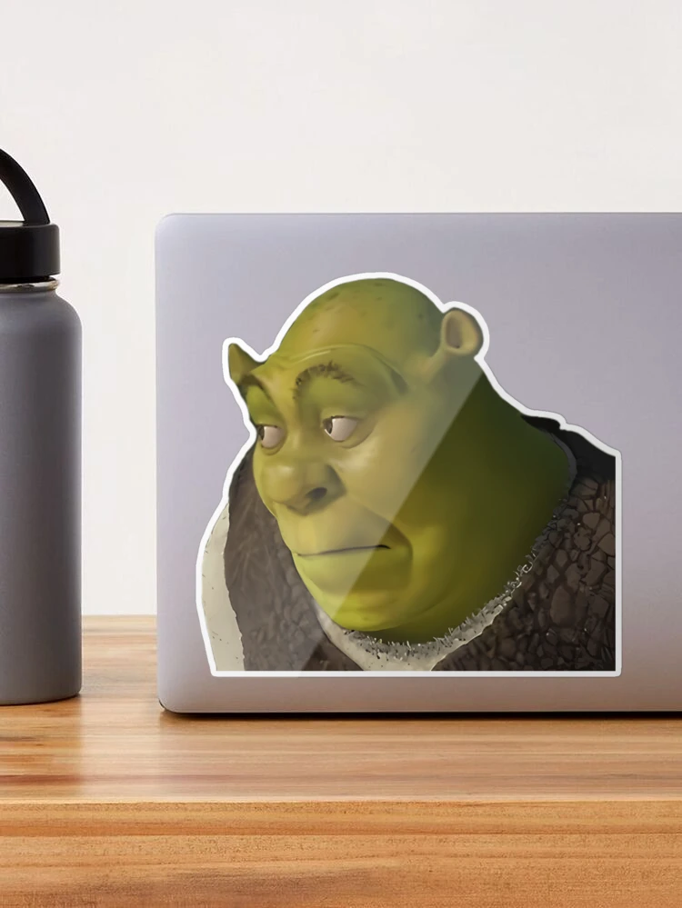 Shrek Yikes Face Sticker - Sticker Graphic - Auto, Wall, Laptop