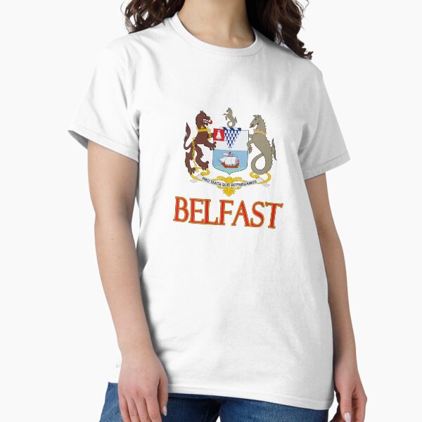 Vista previa del artículo con la obra «Belfast, Irlanda del Norte - Escudo de Armas», diseñado y vendido por Chunga.