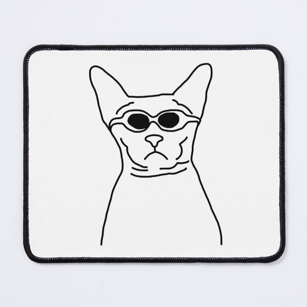 Item preview, Cool Cat PDF (Poorly Drawn Felines) designed and sold by ClydeCustomsCo.