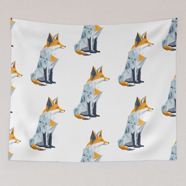 Item preview, Aesthetic Fox in Geometric Style designed and sold by MinimalistHaven.