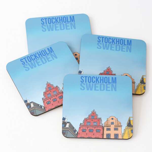 Item preview, The Old Town Stockholm Sweden Scandinavian designed and sold by shopdiego.