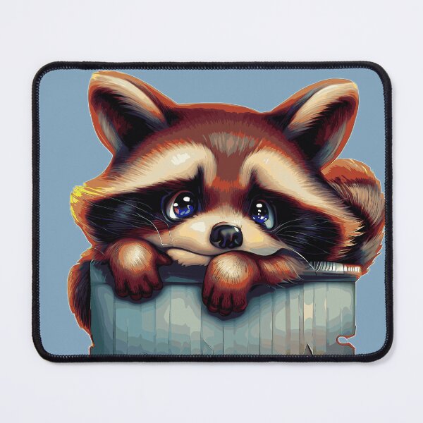 Item preview, Raccoon with sad look designed and sold by UrbanPrts.