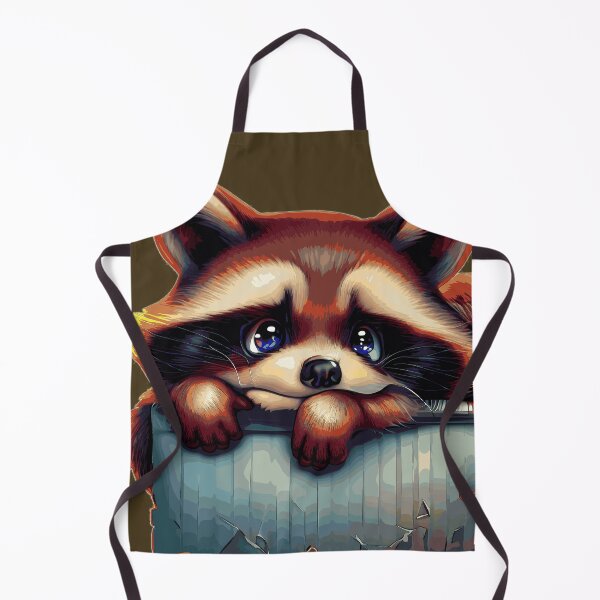 Item preview, Raccoon with sad look designed and sold by UrbanPrts.